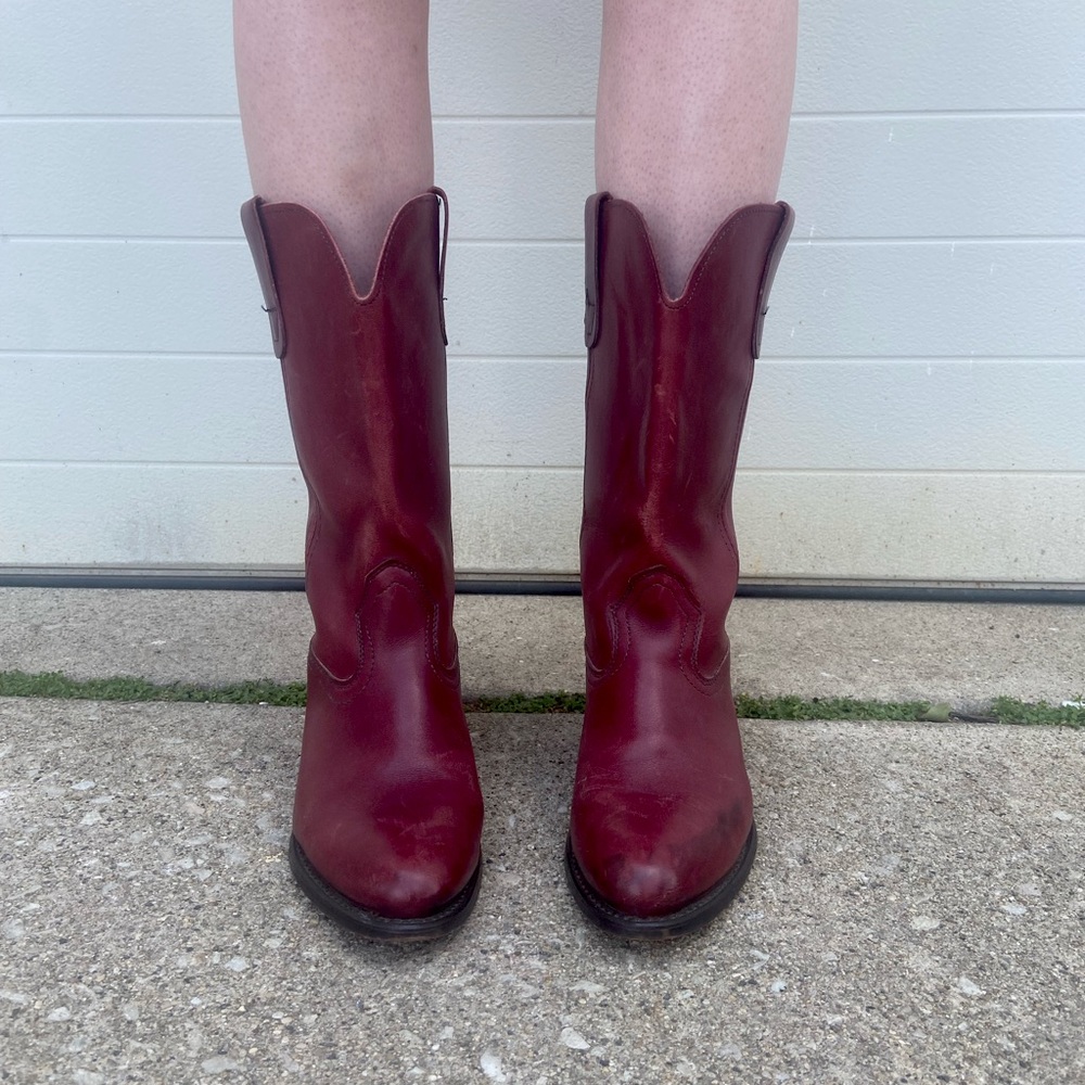 Landis Red Cowboy Boots